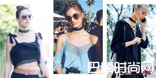 哪些衣服最适合搭配Choker？_这个夏天 你的脖子需要一条最时髦的Choker！