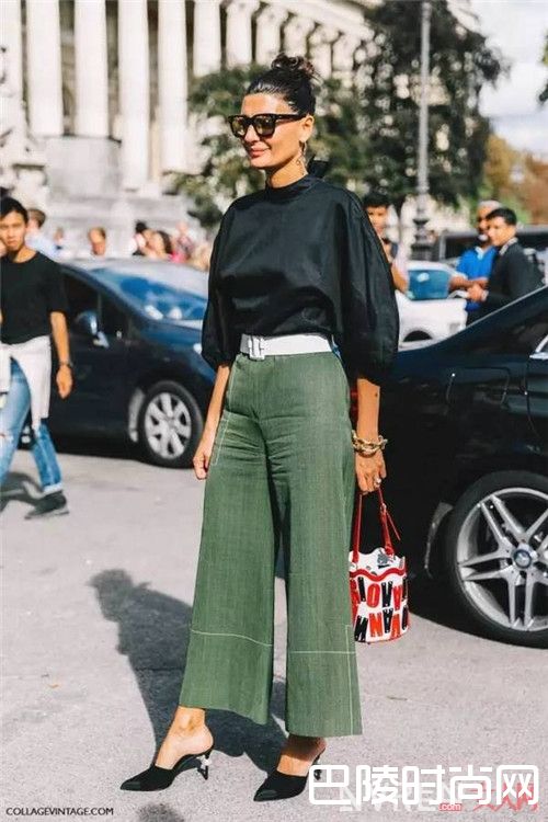 绿色+黑色介绍_这个夏天的时髦从配色开始