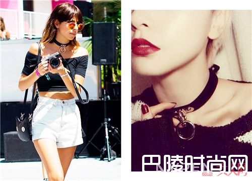 皮带款Choker如何搭配？_这个夏天 你的脖子需要一条最时髦的Choker！