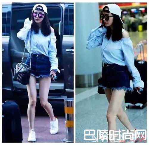 冰蓝衬衫夏天搭配_还在穿白色衬衫?不妨来点大海的颜色吧