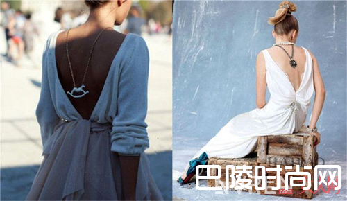 反戴项链_遮挡物选的好 露起背来自信满满