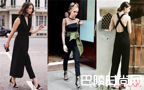 黑色和白色的连体裤介绍_天呐这件连体裤,竟然把我的腿显得这么长