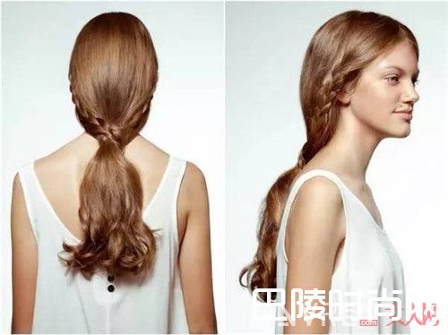 辫子头低马尾介绍_低马尾又美出新高度！含苞花苞美哭你