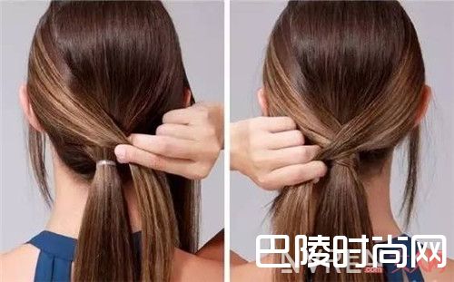 交叉低马尾发辫介绍_低马尾又美出新高度！含苞花苞美哭你