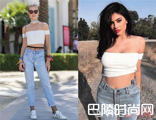 CROP TOP+牛仔裤介绍_不好意思我也来“炫腹”了 根本停不下来