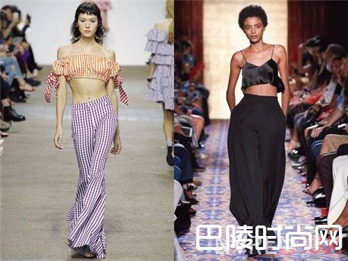 CROP TOP+阔腿裤介绍_不好意思我也来“炫腹”了 根本停不下来