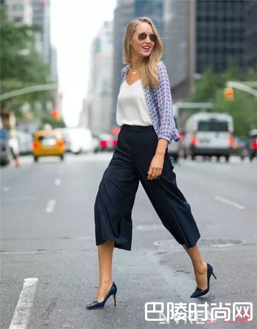 阔腿七分裤搭配_今年最时尚的4种穿搭 你必须知道