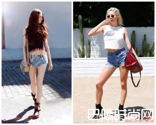 牛仔短裤与背心/吊带如何搭配？_满足你夏天的所有造型 只需要这一条百搭的裤子！