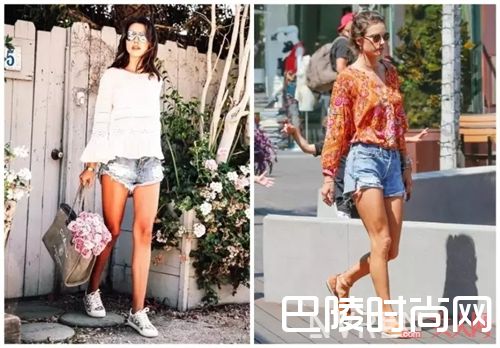 如何用牛仔短裤打造度假风？_满足你夏天的所有造型 只需要这一条百搭的裤子！