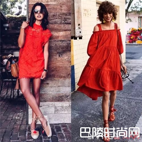 激情红如何搭配？_靓丽出彩又显白时髦 今年夏天就穿这3大流行色​