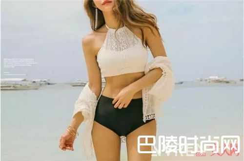 分体高腰式泳衣适合什么妹子？_今夏斩男杀手锏 这些心机泳衣你准备好了吗？