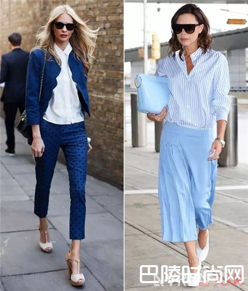 蓝色衣服如何搭配?_学会这些配色技巧 绝对能让你时髦的毫不费力!