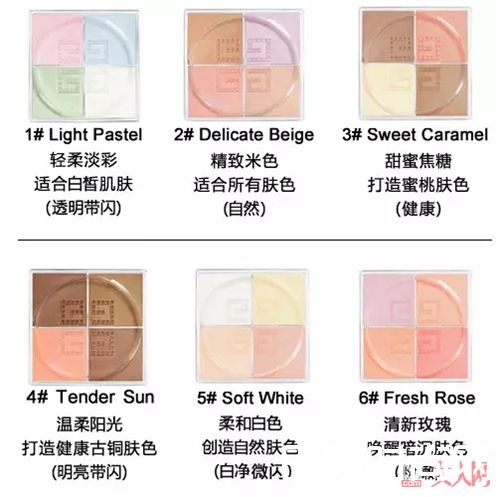 纪梵希四宫格散粉_这几个适合夏天的彩妆好物 便宜而且不脱妆！