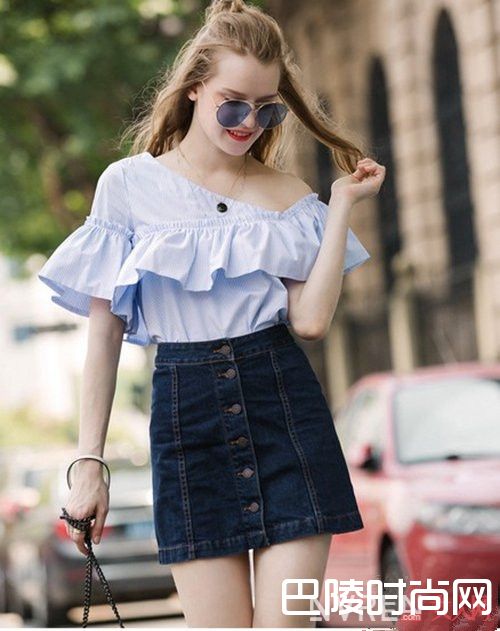 牛仔A字裙能够遮住大腿吗_打造夏日10款一周街拍：让你每天换洗也能新鲜不重样！