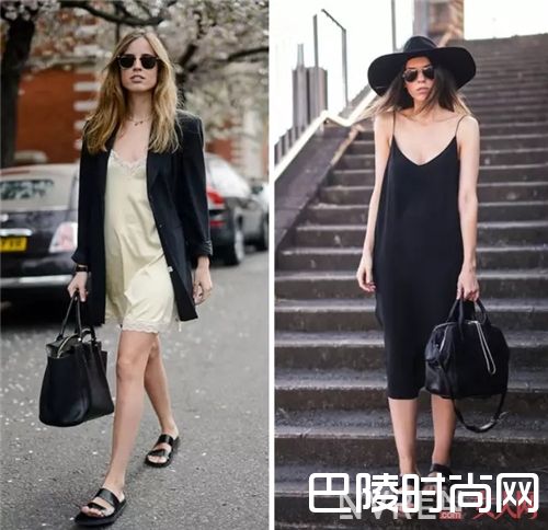 吊带睡裙如何搭配？_今年盛夏最吸睛的的造型 睡衣style穿起来！