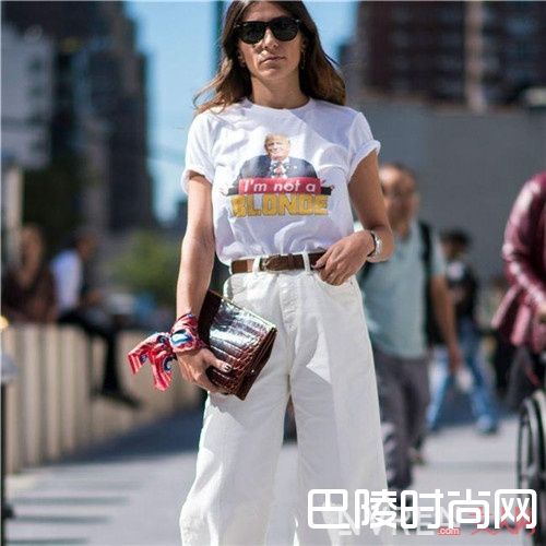  BF风白色牛仔裤介绍_谁说小白裤是禁区？搭配好分分钟上天