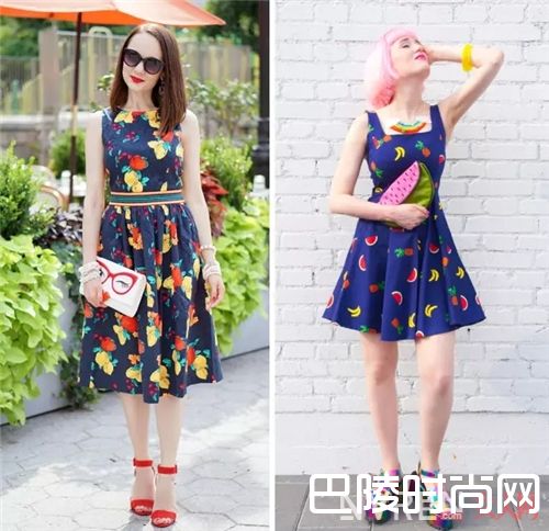 水果印花one piece_这些漂亮的水果印花单品 穿不好就土得掉渣