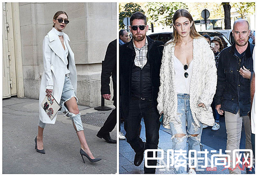 长款丹宁破洞_听说 夏天与破洞更搭配哦