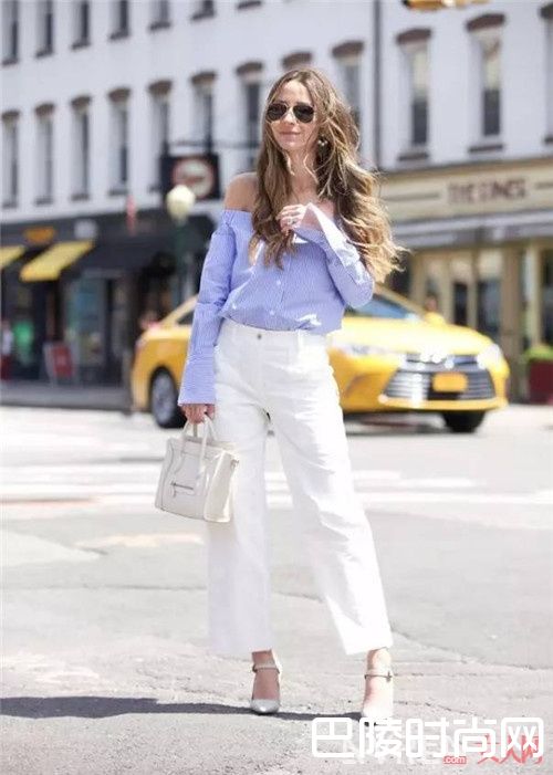  衬衫+阔腿裤_夏天衬衫的7种穿法 满足爱美的你