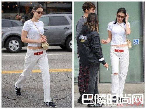  BF风白色牛仔裤介绍_谁说小白裤是禁区？搭配好分分钟上天