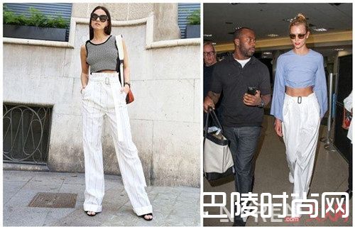 白色阔腿裤介绍_谁说小白裤是禁区？搭配好分分钟上天