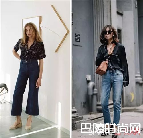 睡衣衬衫如何搭配?_今年盛夏最吸睛的的造型 睡衣style穿起来!