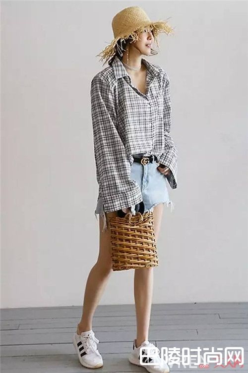 廓形短裤搭配_夏日衣橱该有的有了 整个夏日都能美美的