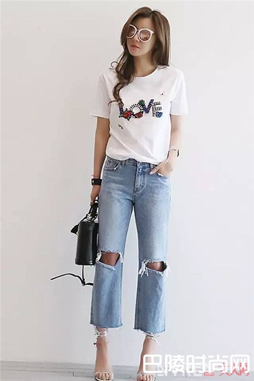 阔腿裤、牛仔裤搭配_夏日衣橱该有的有了 整个夏日都能美美的