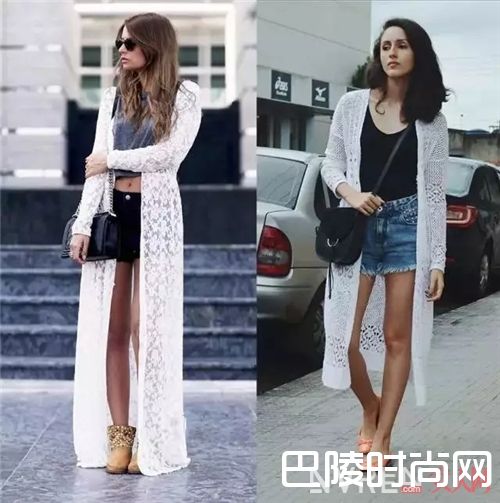 长款长衫如何搭配？_又显高还显瘦 这6个夏日单品搭对了就美了！