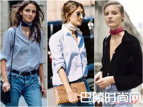 如何将丝巾变Choker？_这个看似不起眼的小东西 却承包了那么多时尚造型