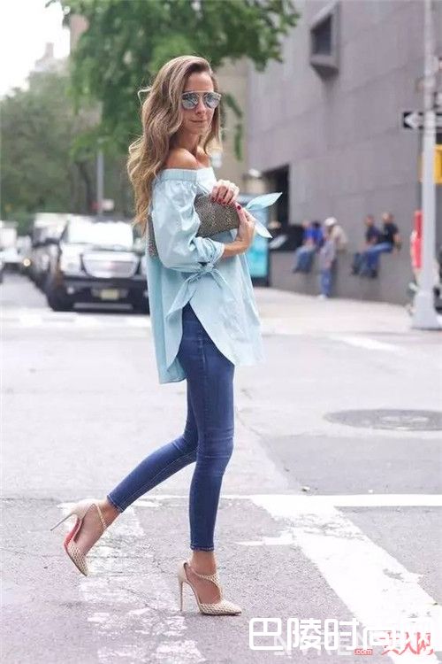 露肩上衣+长裤_出门嫌麻烦 这里有懒人必备干货 