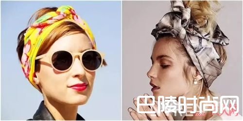 如何将丝巾变发带？_这个看似不起眼的小东西 却承包了那么多时尚造型