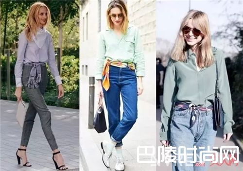 如何将丝巾变腰带？_这个看似不起眼的小东西 却承包了那么多时尚造型