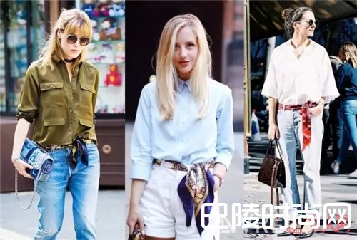 如何将丝巾变腰带？_这个看似不起眼的小东西 却承包了那么多时尚造型