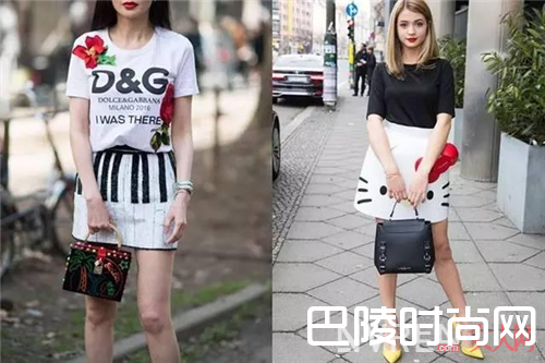 T恤+半裙_夏天T恤怎么配半裙 才能让你够吸眼