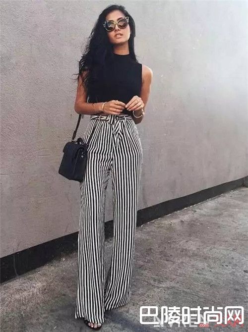 夏日条纹裤怎么搭配时髦_盛夏搭配秘诀：你不可不知的盛夏穿搭秘籍！