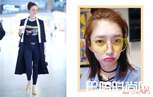 半透明彩色墨镜如何穿搭？_去翻翻咱妈的衣橱 你就知道什么叫做时髦！