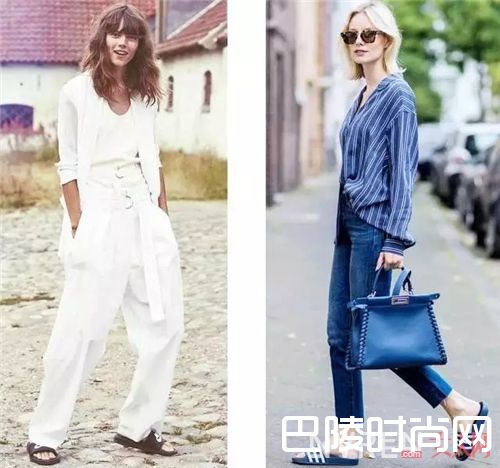 澡堂拖鞋如何穿搭？_去翻翻咱妈的衣橱 你就知道什么叫做时髦！