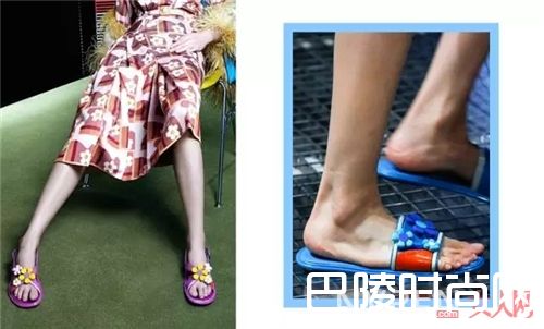 澡堂拖鞋如何穿搭？_去翻翻咱妈的衣橱 你就知道什么叫做时髦！