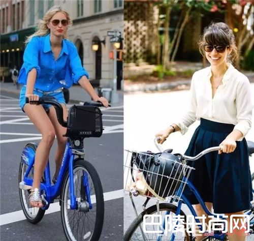 亮色单车如何搭配?_带你在单车上放飞 优雅的都踩出Cycle chic