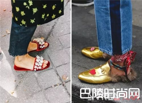 拖鞋怎么穿搭？_攒够本季这七大流行元素 让你美得不费劲