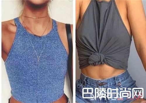 削肩款背心如何穿搭?_夏天首选的背心 即使普通也能穿出高质感!