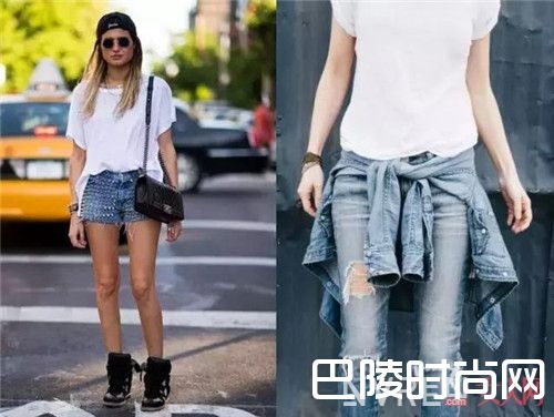 白T恤+牛仔裤介绍_满大街的白T如何才能吸眼 另类搭配看这里