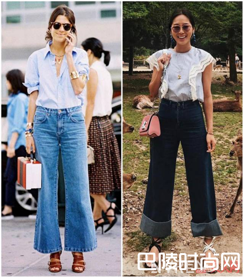 短一截牛仔阔腿裤介绍_夏天既想清凉又想时髦?这条裤子满足你