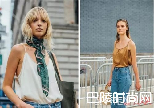 细肩带背心如何穿搭？_夏天首选的背心 即使普通也能穿出高质感！