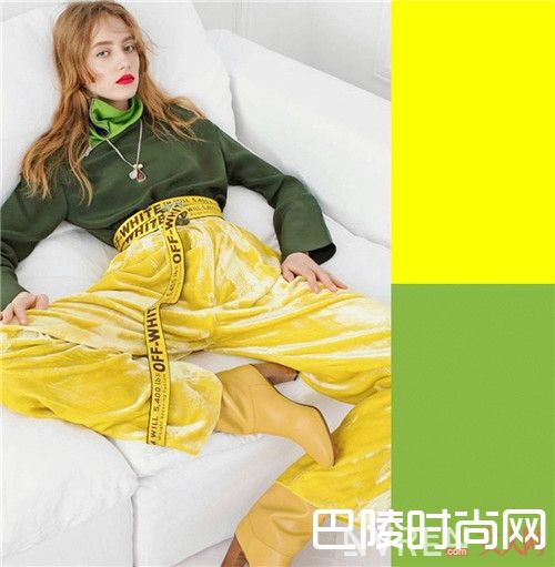 绿+黄介绍_炎日下如何穿出清凉感？这几条配色建议请收下