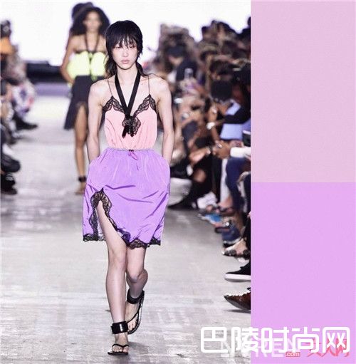 紫+粉介绍_炎日下如何穿出清凉感？这几条配色建议请收下