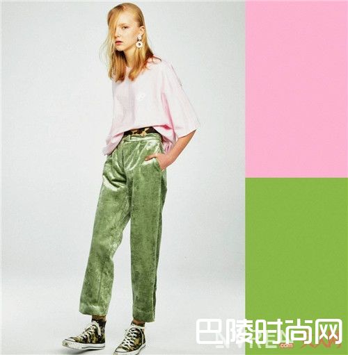 绿+粉介绍_炎日下如何穿出清凉感？这几条配色建议请收下