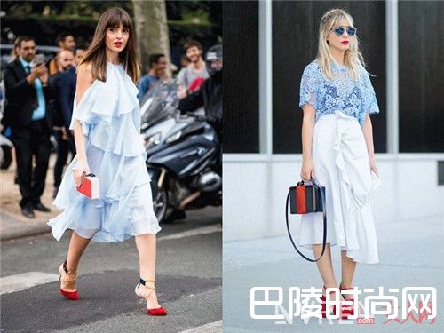 蓝+红介绍_炎日下如何穿出清凉感？这几条配色建议请收下