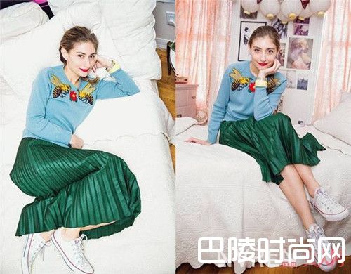 绿+蓝介绍_炎日下如何穿出清凉感？这几条配色建议请收下